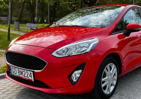 Ford Fiesta cena 39900 przebieg: 109000, rok produkcji 2018 z Gdańsk małe 667